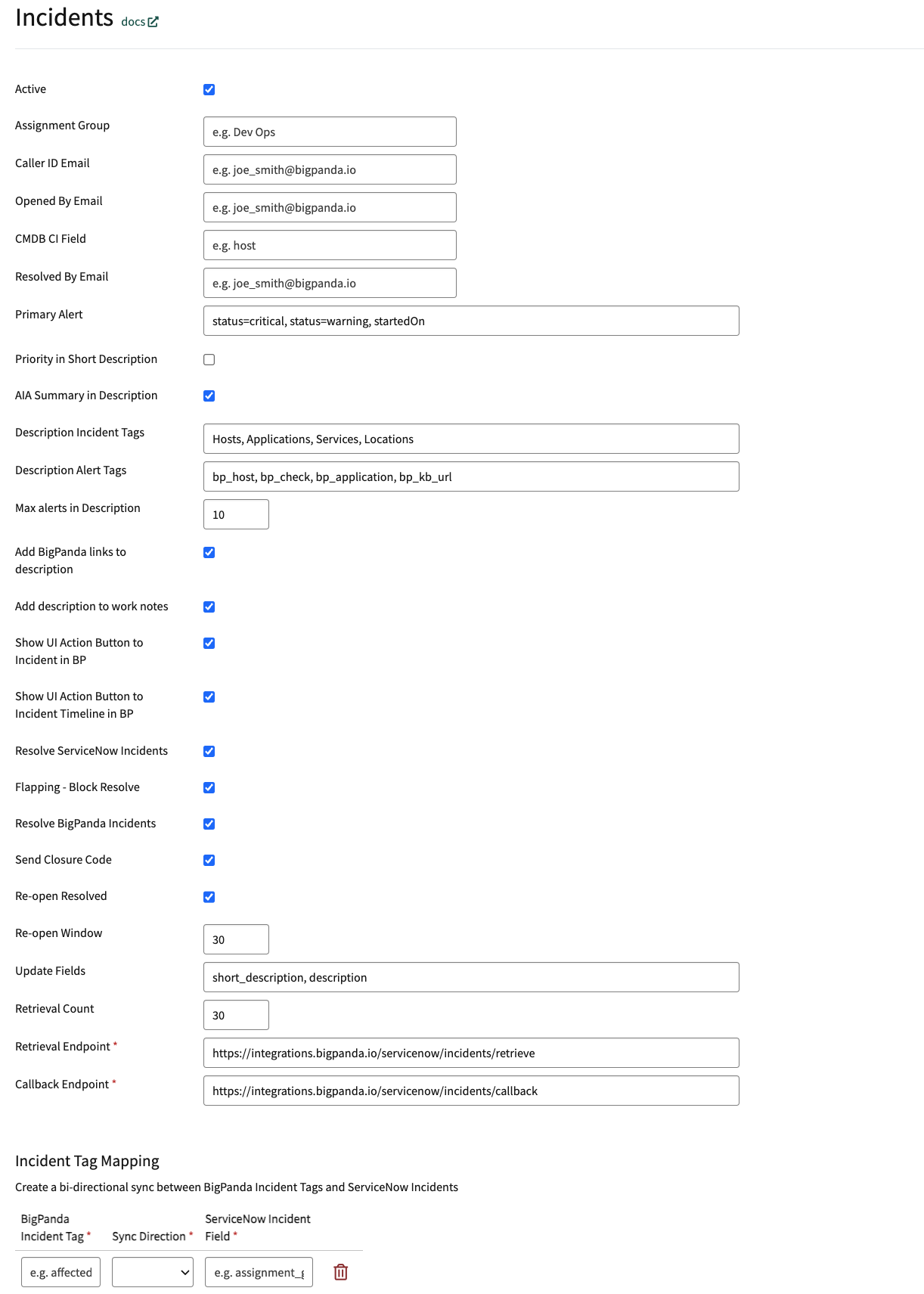 Integrations_ServiceNow_IncidentsSettings.png